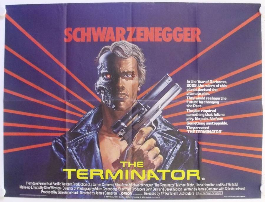 The Terminator originales Filmplakat