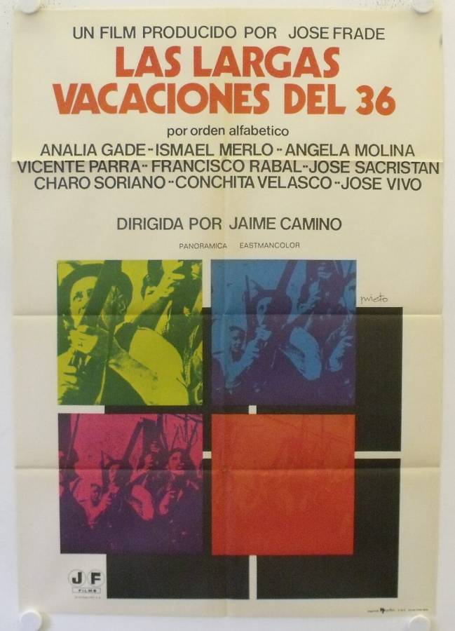 Long Vacations of 36 original release spanish movie poster