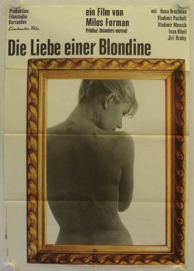Die Liebe einer Blondine originales Filmplakat