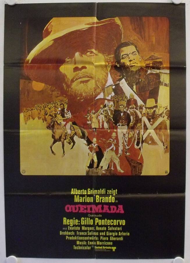 Burn! original release german movie poster