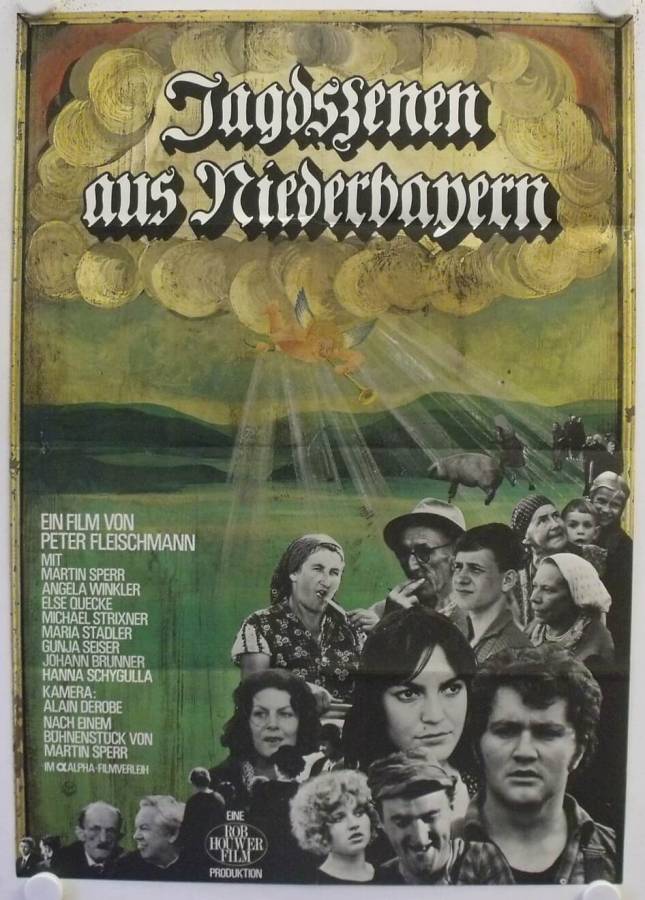 Jagdszenen aus Niederbayern originales Filmplakat