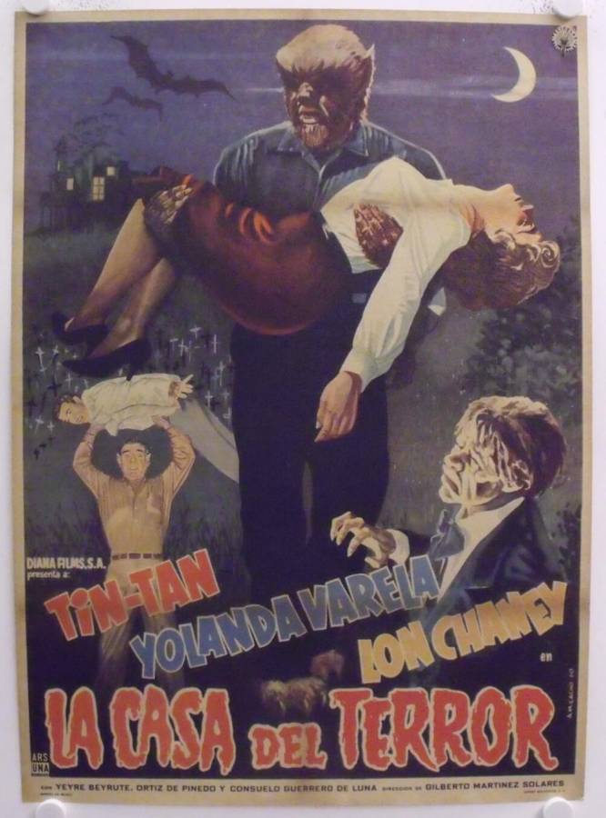 Da lacht die Gänsehaut originales Filmplakat aus Mexiko