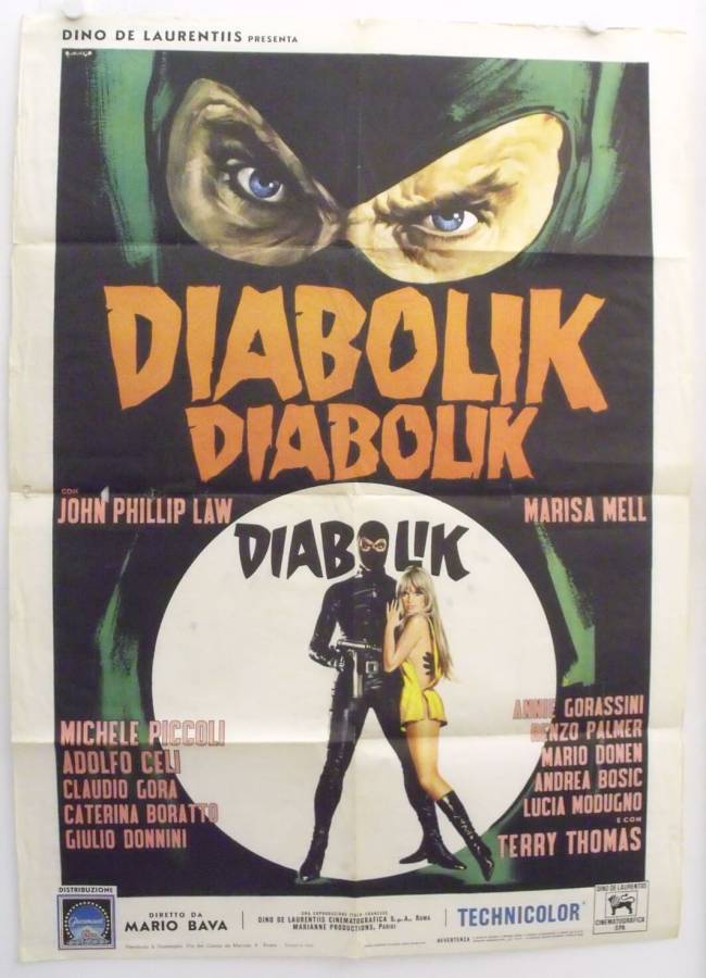 Gefahr Diabolik originales Filmplakat