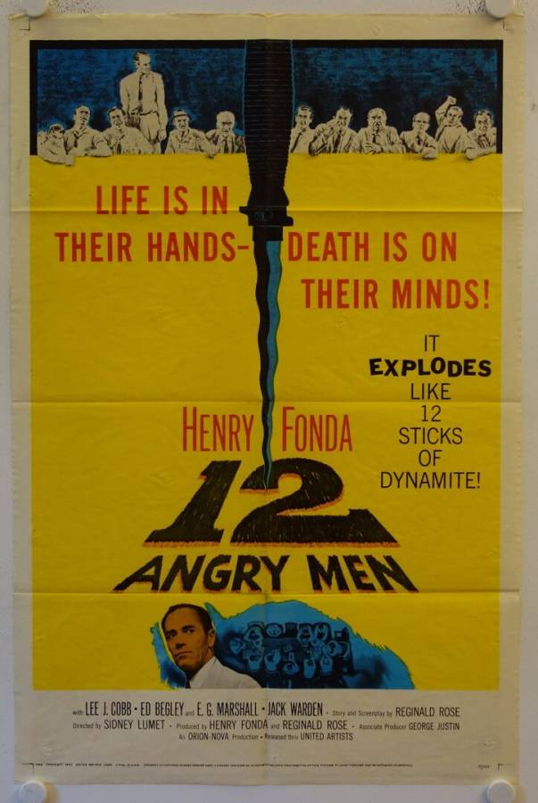 Die 12 Geschworenen originales US Filmplakat