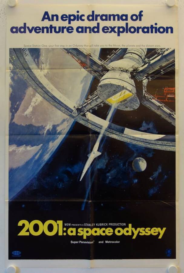 2001 - A Space Odyssey original release US Onesheet movie poster