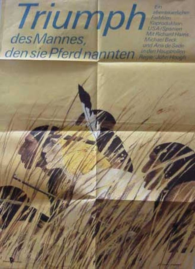 Triumphs of a Man called Horse original release east-german movie poster