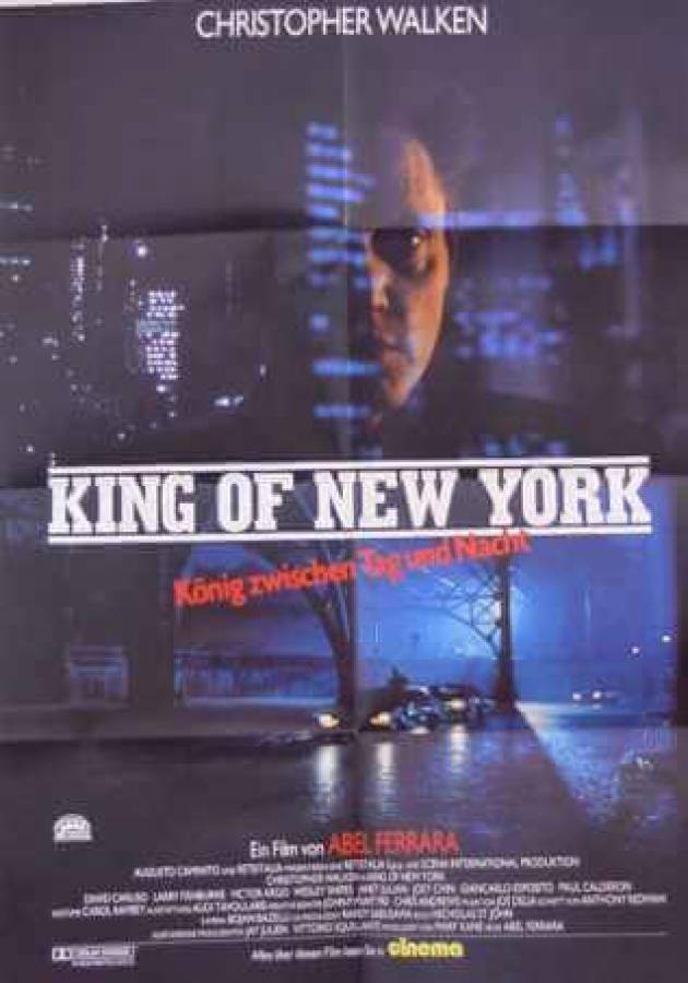 King of New York original german poster