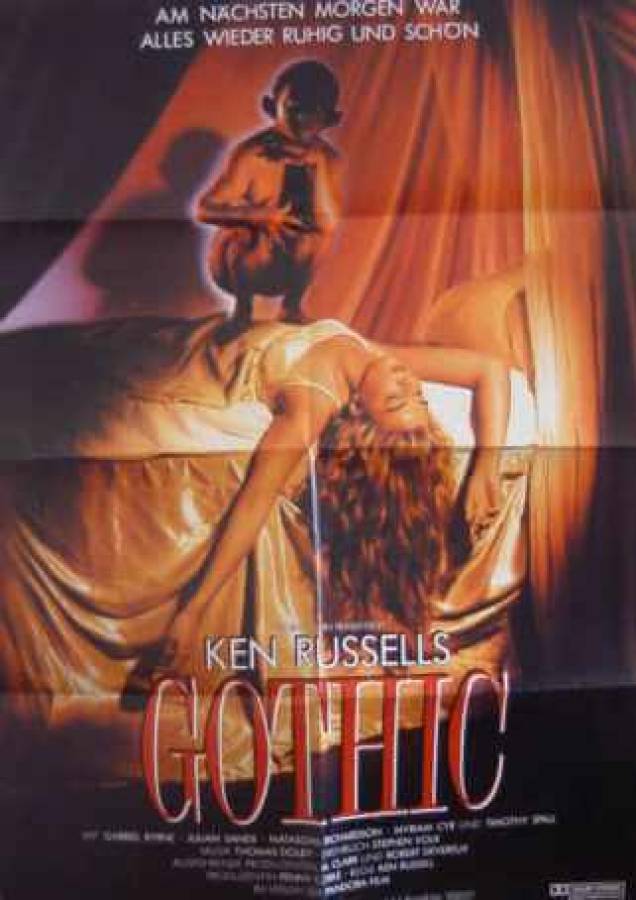 Gothic originales deutsches Filmplakat