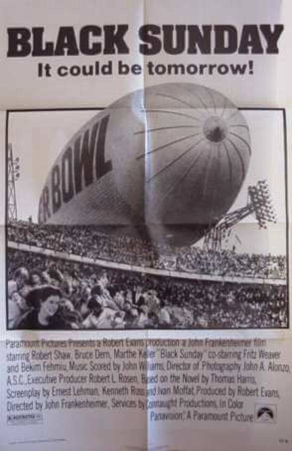 Black Sunday original release US Onesheet movie poster