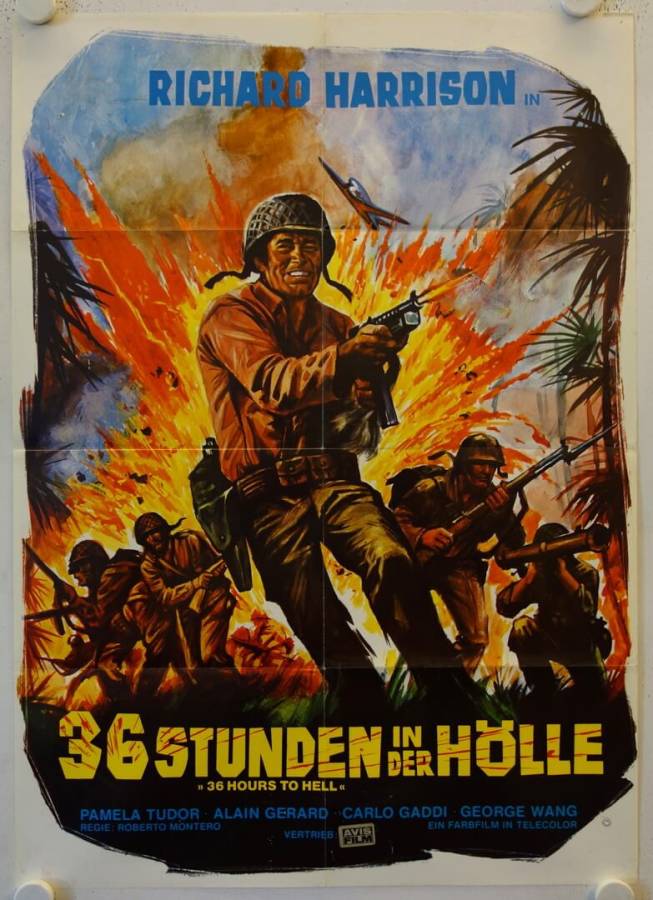 36 Stunden in der Hölle originales deutsches Filmplakat
