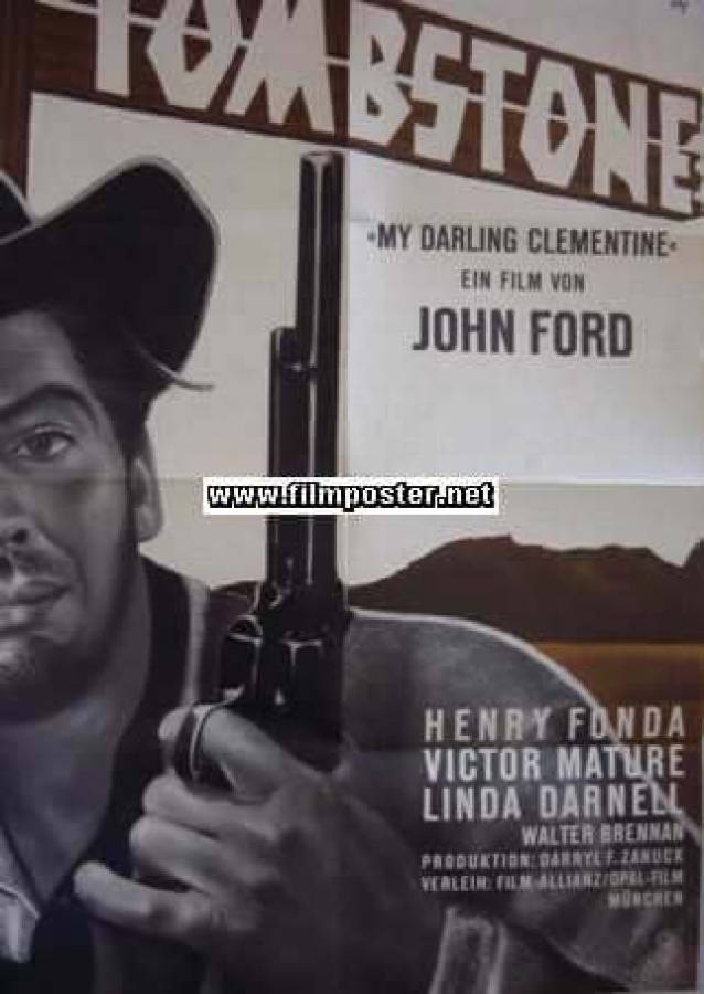 Tombstone originales deutsches Filmplakat