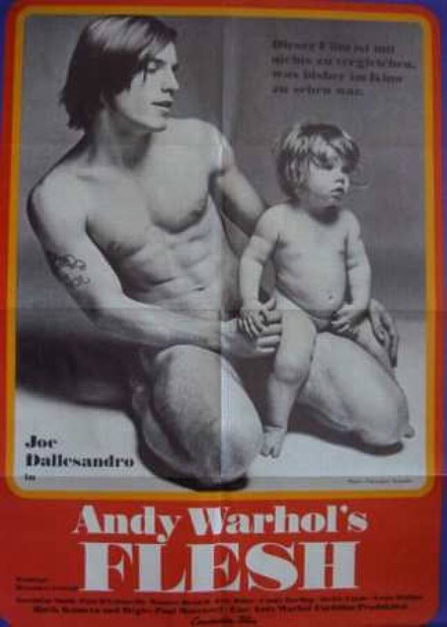 Andy Warhol's Flesh original release german double-panel movie poster