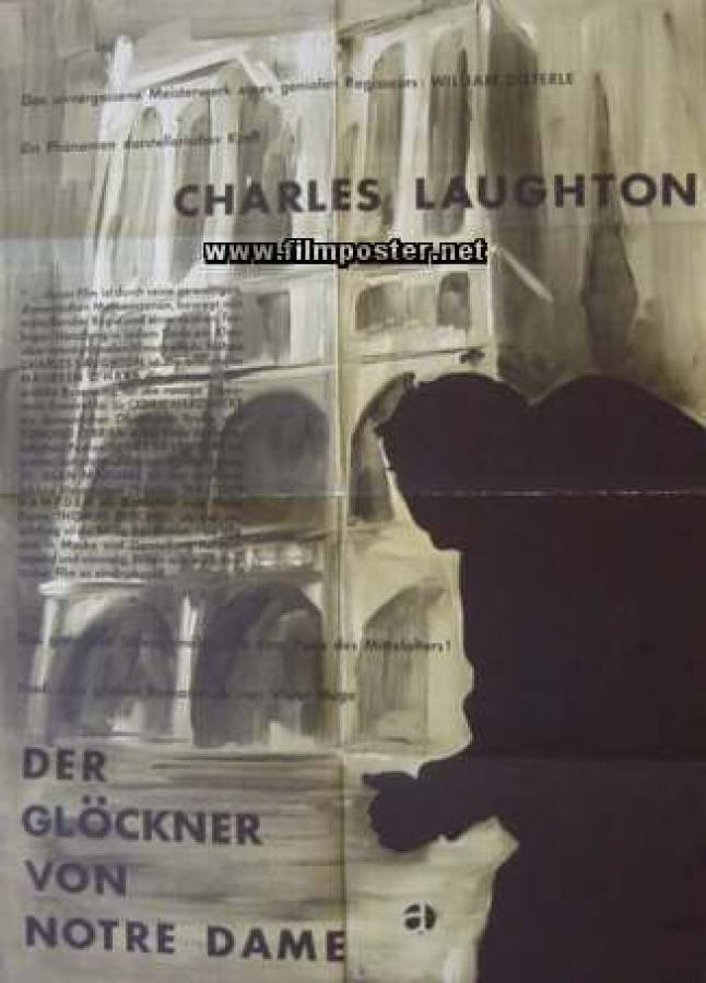 The Hunchback of Notre Dame original movie poster re-release german movie poster