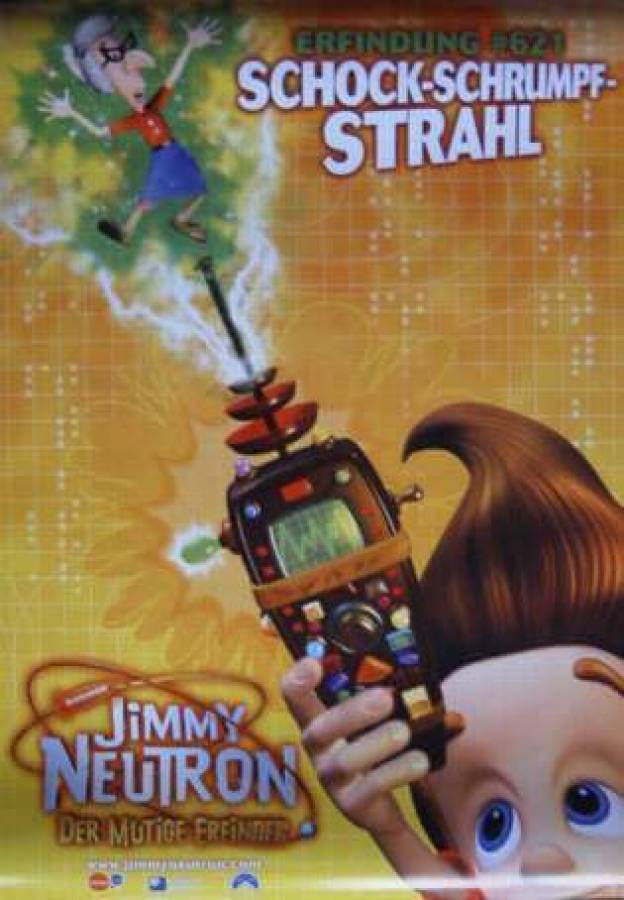 Jimmy Neutron - Der mutige Erfinder originales US Int'l Onesheet Filmplakat