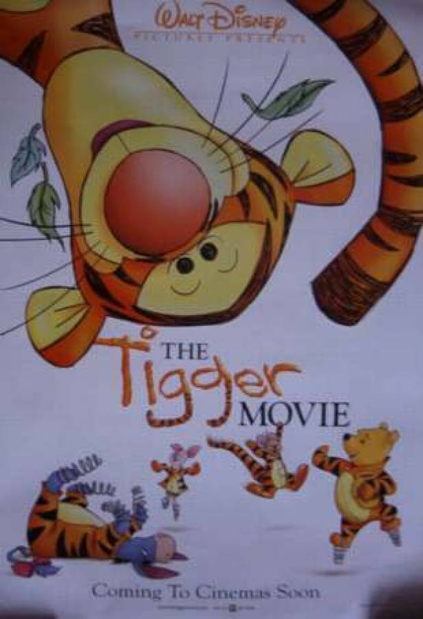 The Tigger Movie original release US Onesheet movie poster