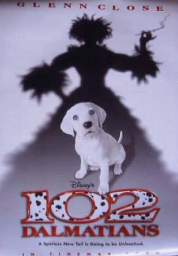 102 Dalmatians original release US Onesheet movie poster