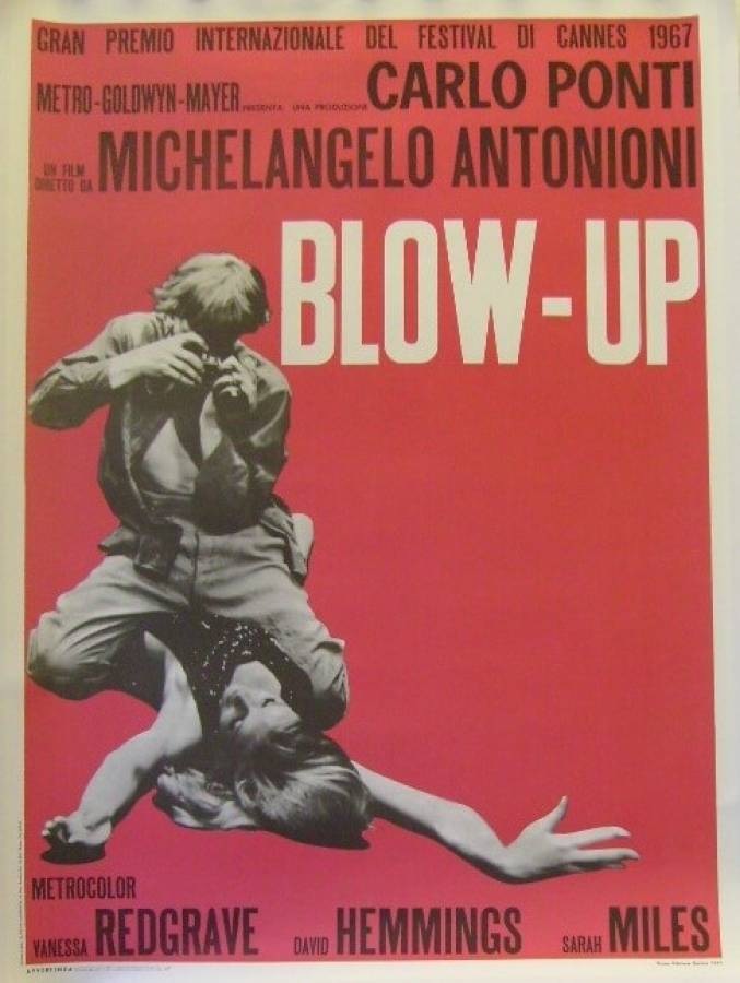 Blow-Up original movie poster re-release italian poster