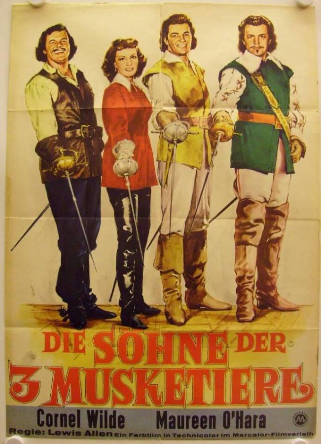 At Sword's Point re-release german movie poster