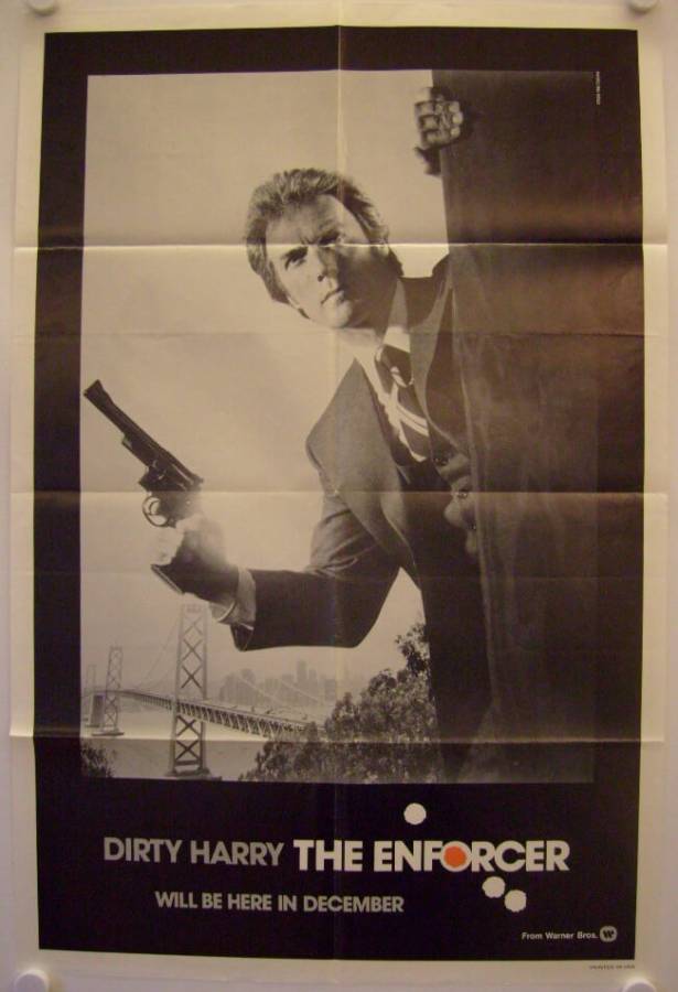The Enforcer original US advance movie poster