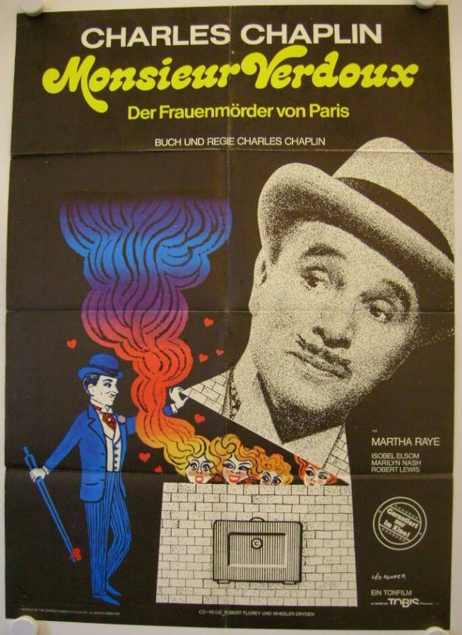 Monsieur Verdoux originales Filmplakat