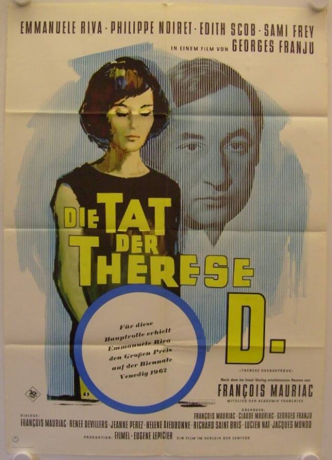 Thérèse Desqueyroux original release german movie poster