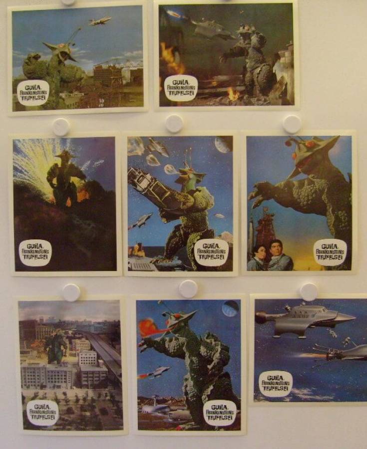 Guilala - The X from Outer Space original german lobby card set