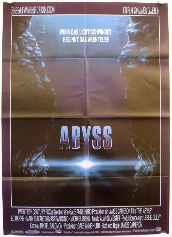 The Abyss original release german movie poster