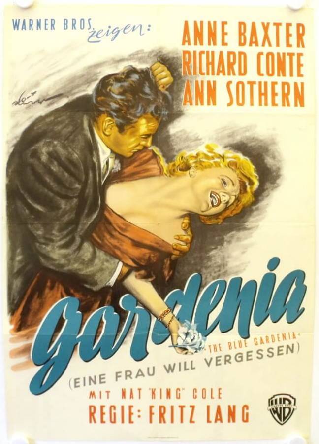 Gardenia (Eine Frau will vergessen) originales Filmplakat