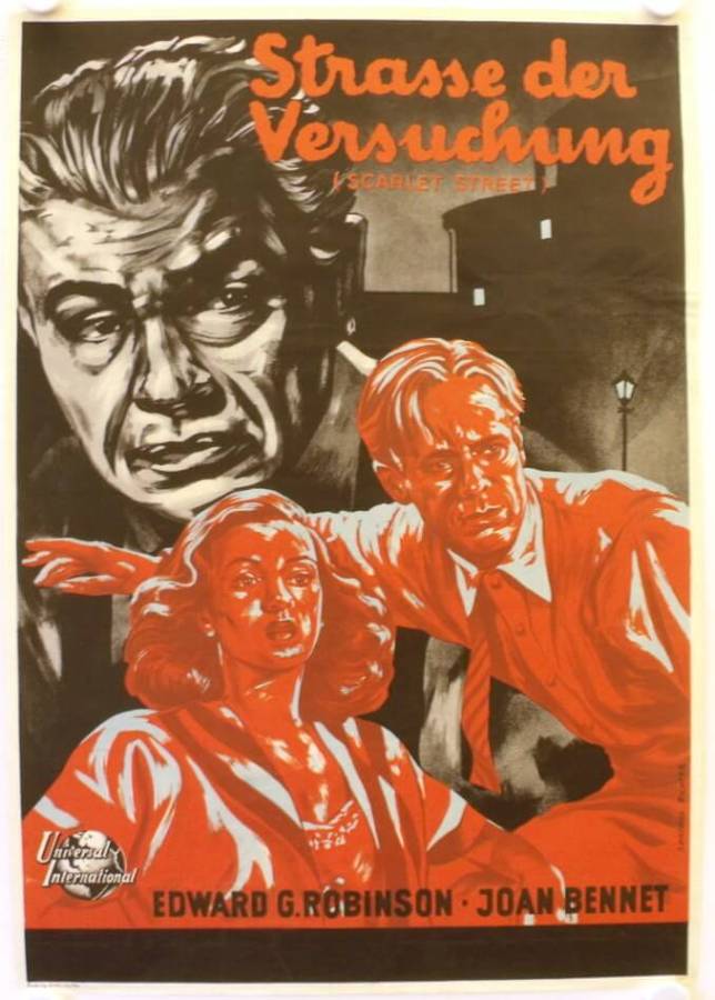Strasse der Versuchung originales deutsches Filmplakat