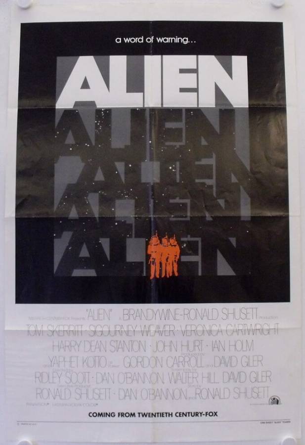 Alien Das unheimliche Wesen aus einer anderen Welt originales Filmplakat