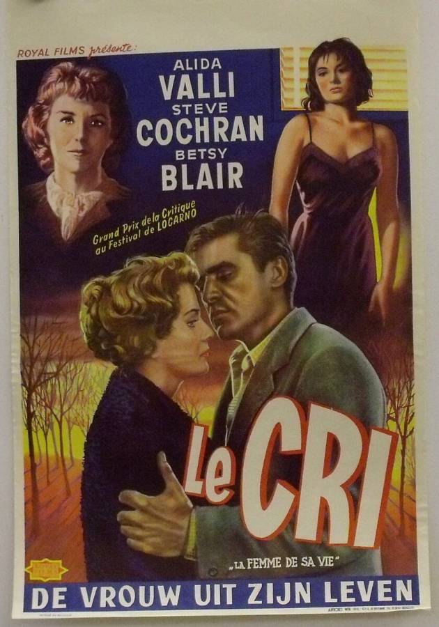 Der Schrei originales belgisches Filmplakat