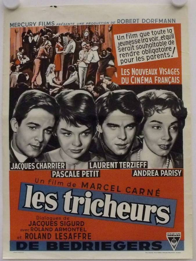 The Cheaters original release belgian movie poster