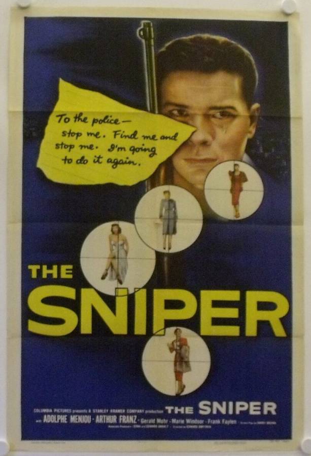 The Sniper originales US Filmplakat