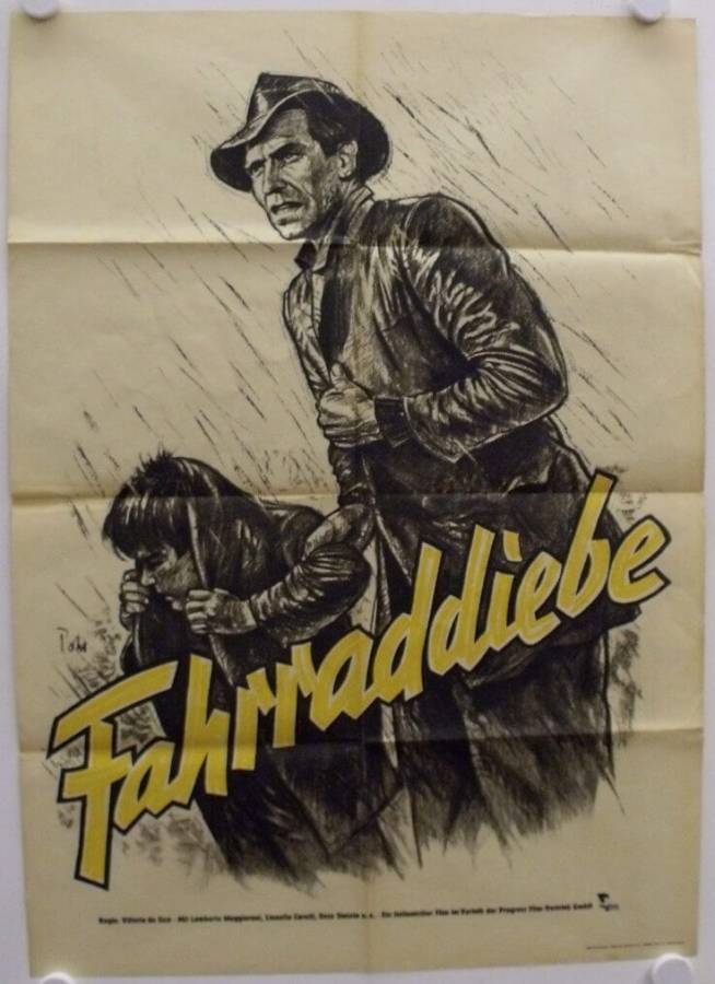Fahrraddiebe originales Filmplakat