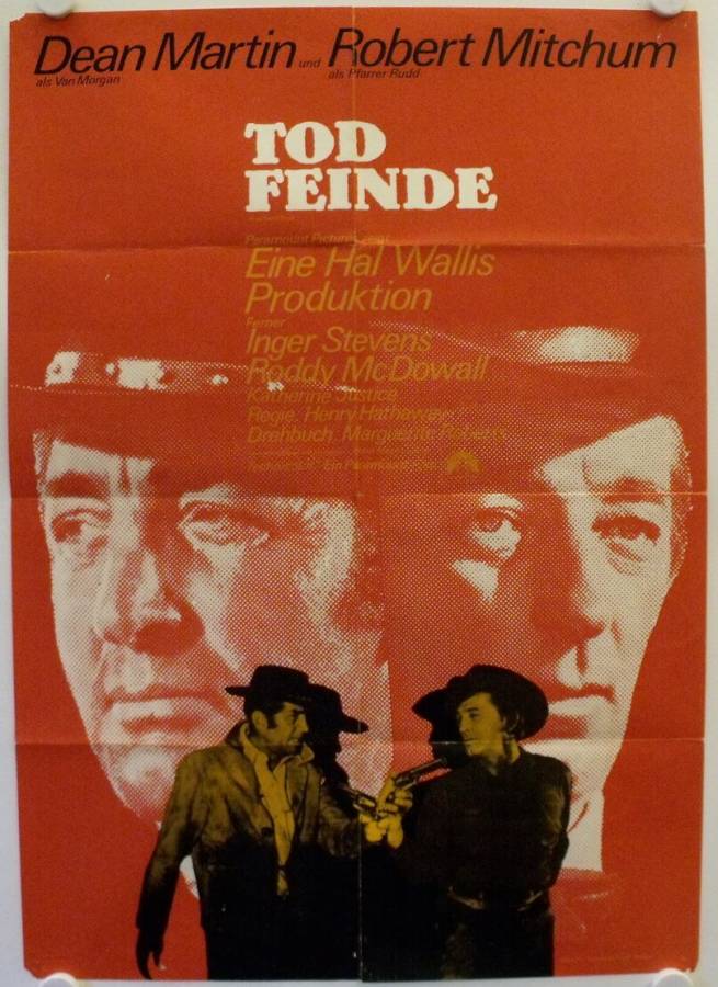 Todfeinde originales deutsches Filmplakat