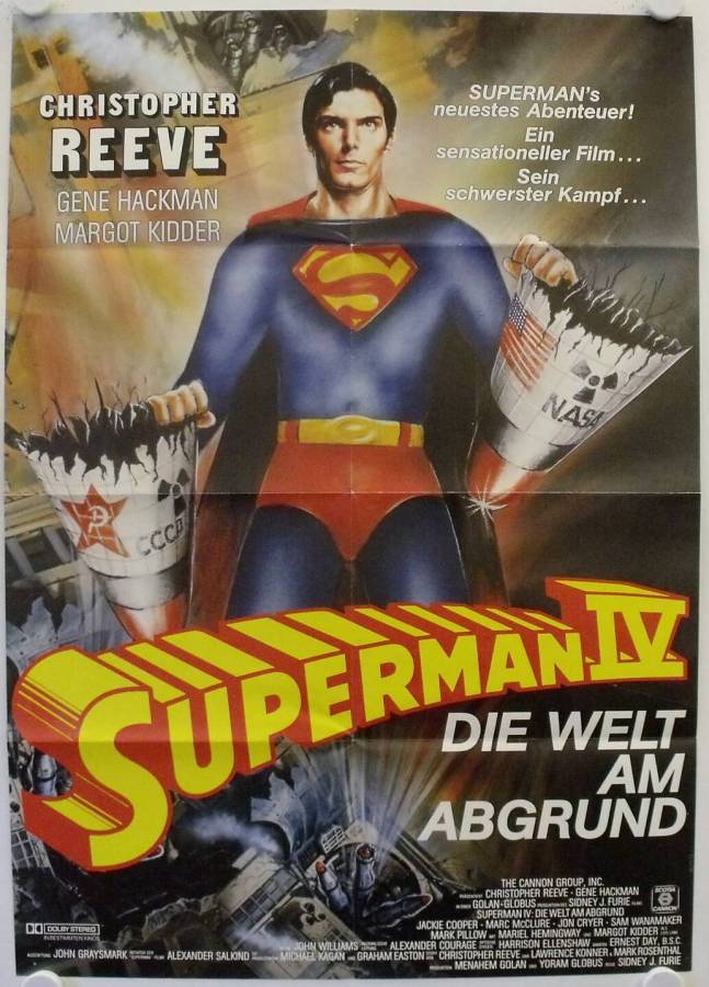 Superman IV original release german movie poster