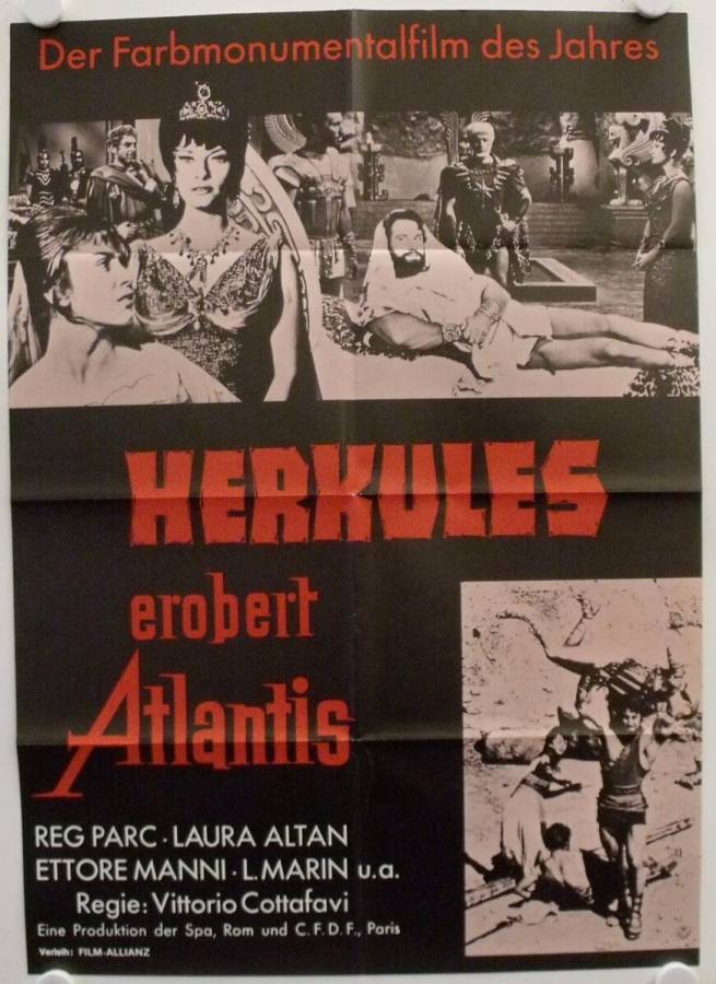 Herkules erobert Atlantis originales Filmplakat