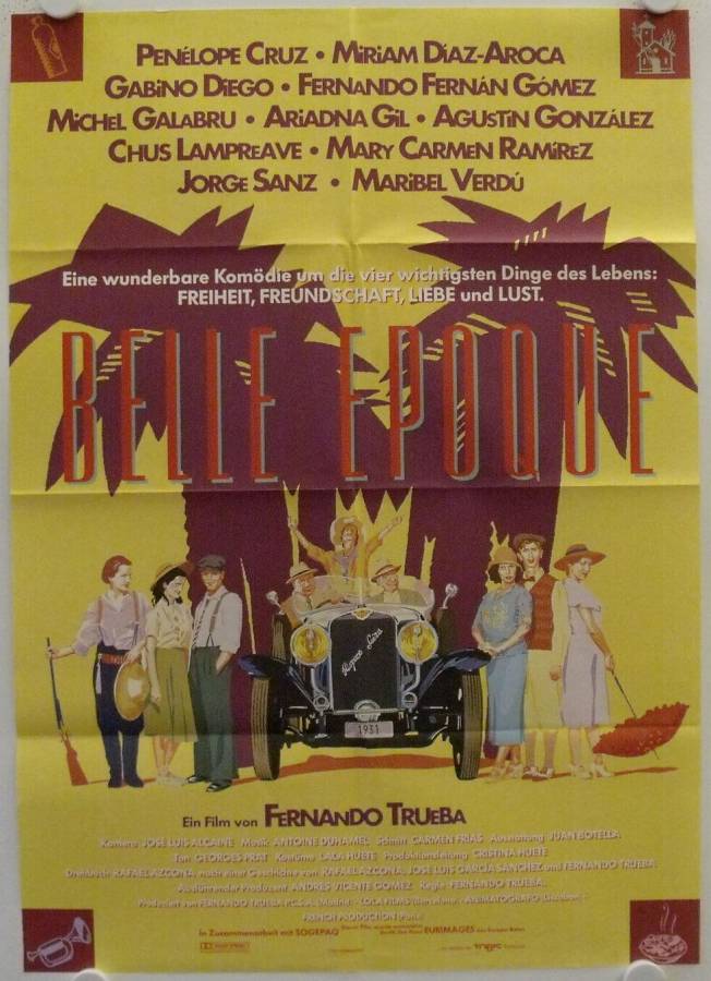 Belle Epoque originales deutsches Filmplakat