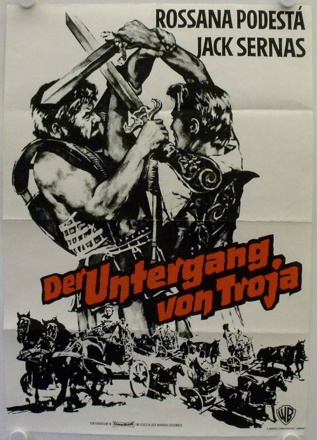 Der Untergang von Troja originales deutsches Filmplakat