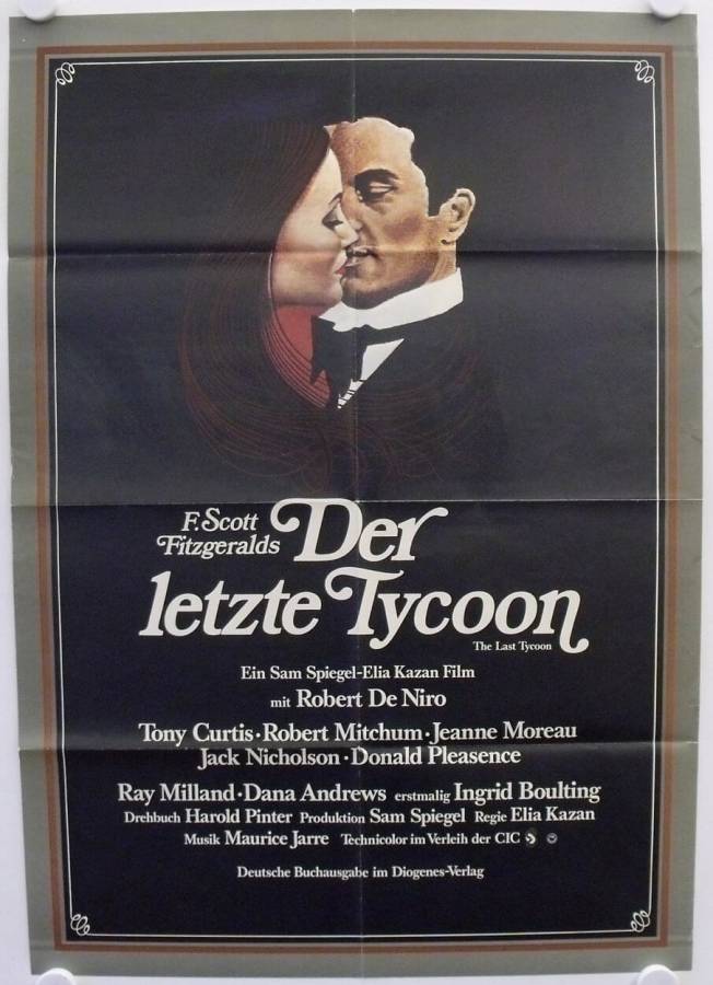 The Last Tycoon originales Filmplakat