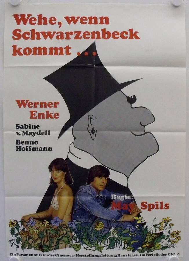 Wehe, wenn Schwarzenbeck kommt originales deutsches Filmplakat
