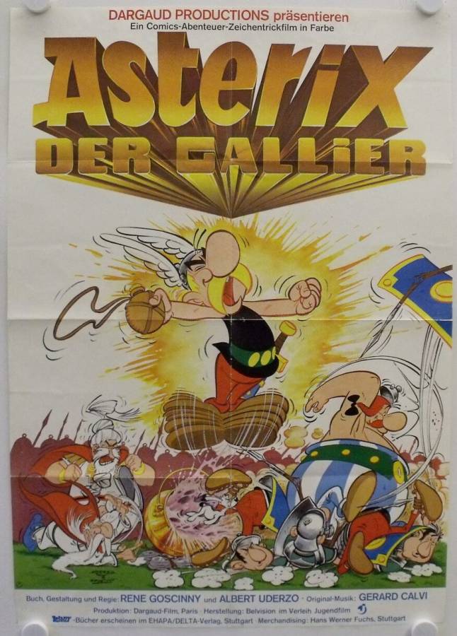 Asterix der Gallier originales deutsches Filmplakat