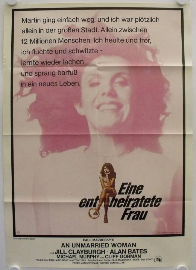 An Unmarried Woman original release german movie poster