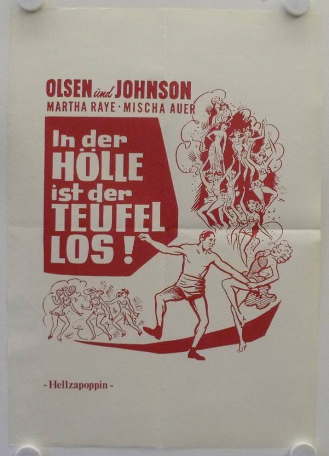 Hellzapoppin' re-release german movie poster