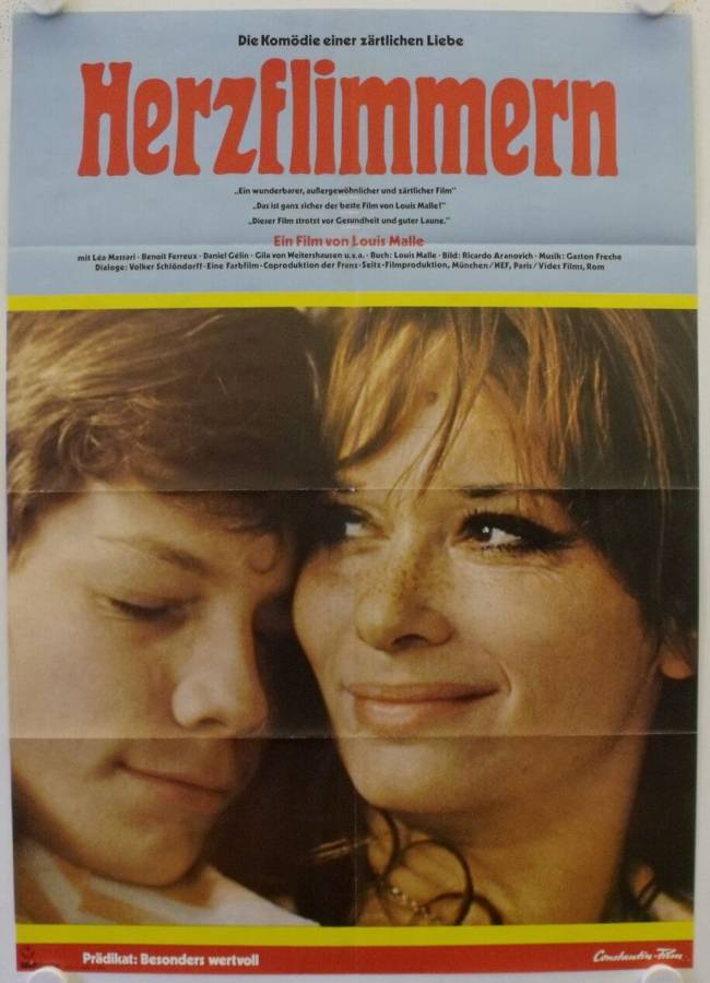 Le souffle au coeur - Murmur of the Heart original release german movie poster