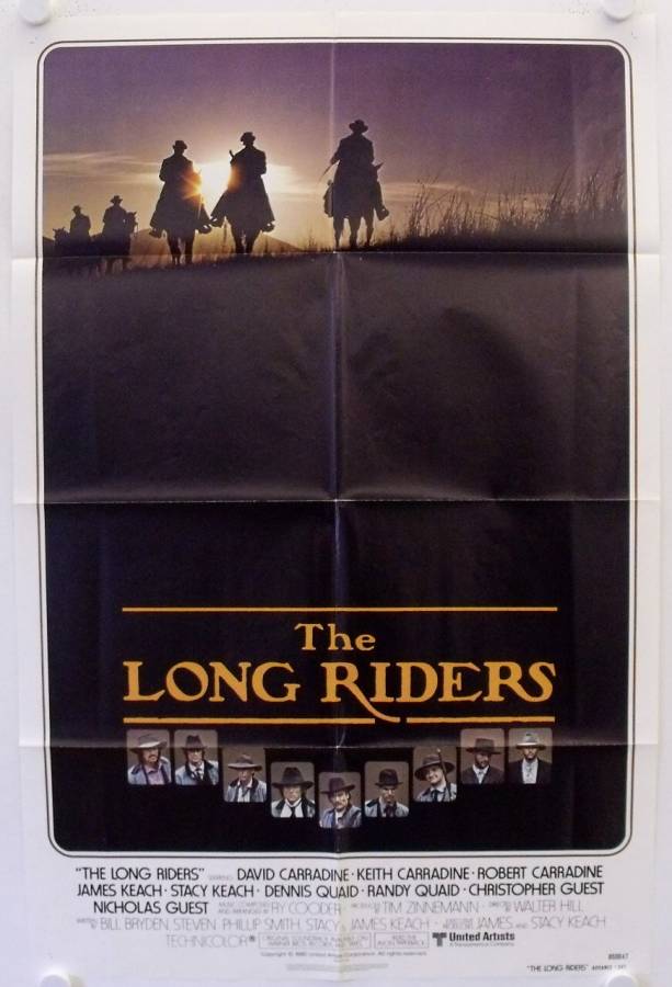 Long Riders originales US Filmplakat
