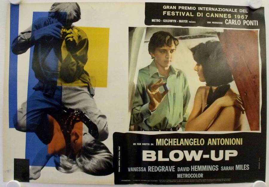 Blow Up originales italienisches Filmplakat