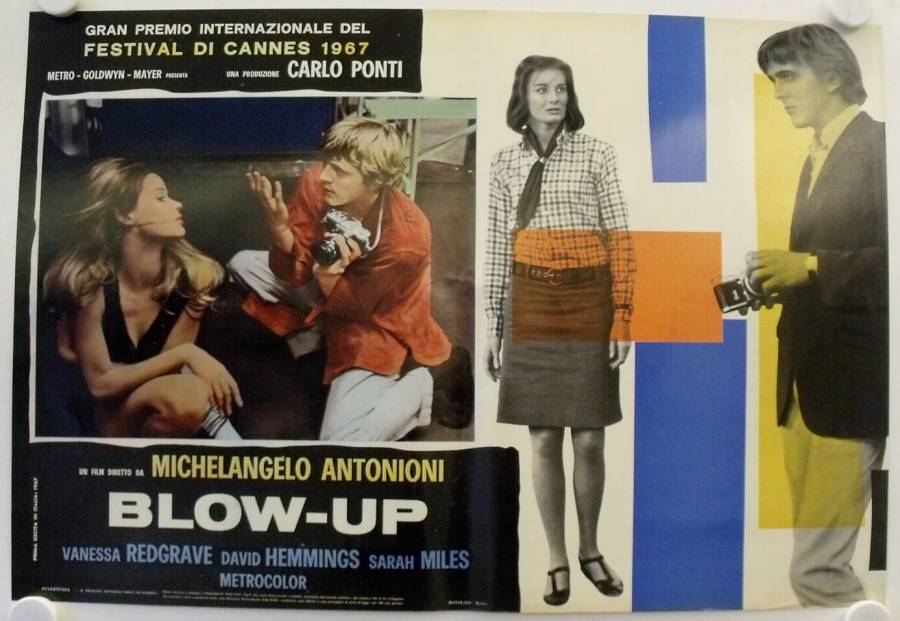 Blow Up originales italienisches Filmplakat