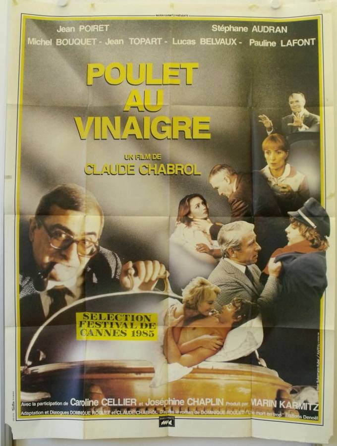 Hühnchen in Essig originales Filmplakat aus Frankreich