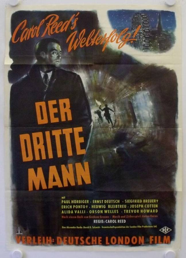 Der Dritte Mann originales Filmplakat